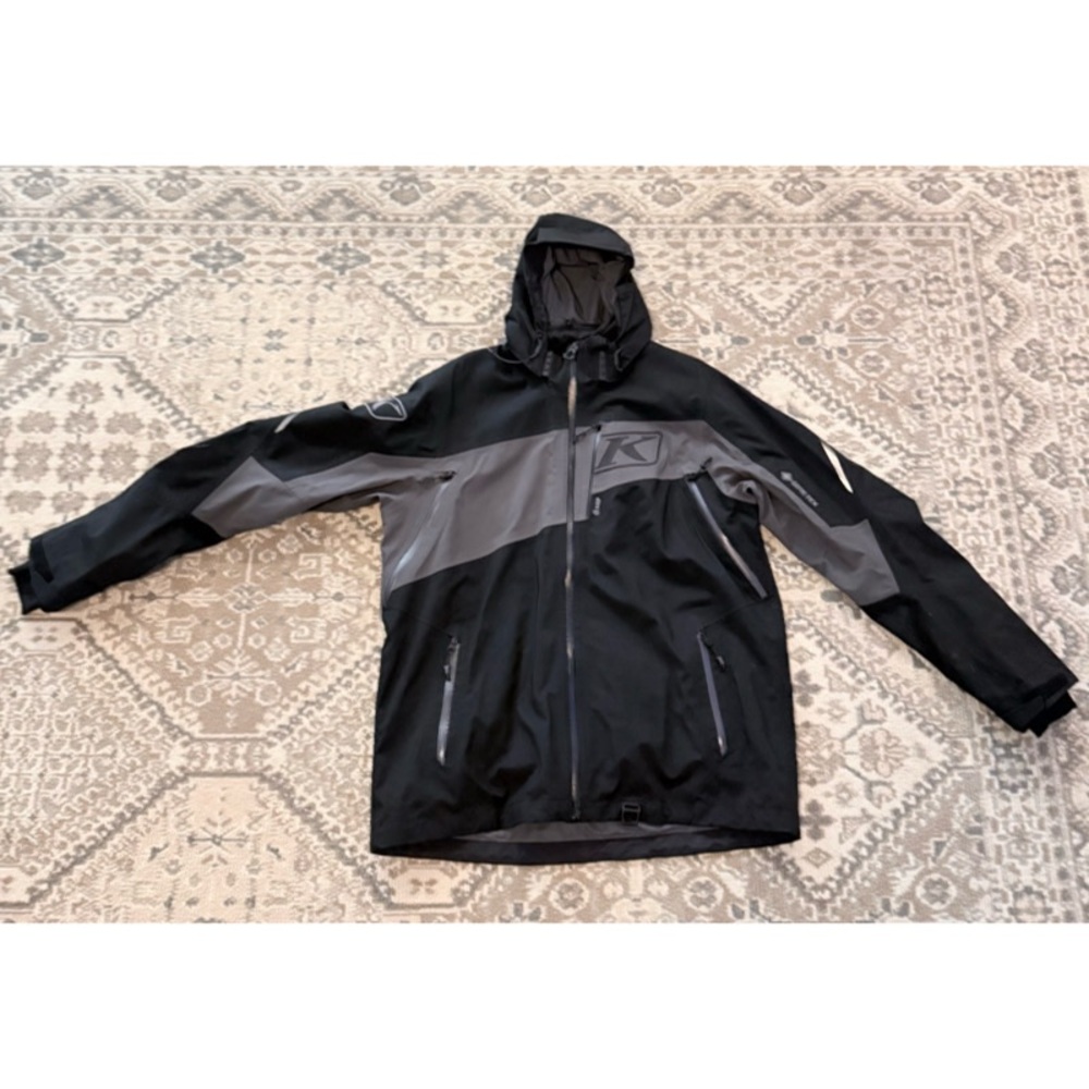 Men's Black and Gray KLIM Jacket XL
